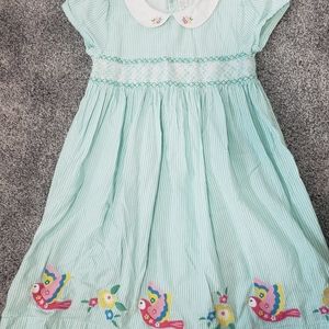 Jojo Maman Bebe Birds 🐦 Smocked Dress